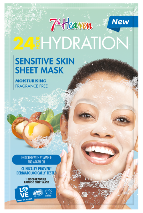 7th Heaven 24 Hour Hydration Sensitive Skin Sheet Mask