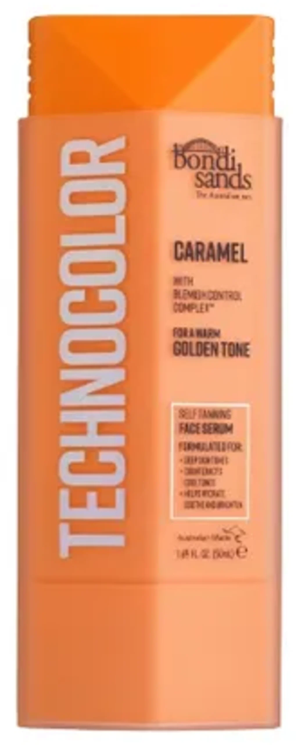 Technocolor 1 Hour Express Self Tanning Face Serum - Caramel, 50 ml