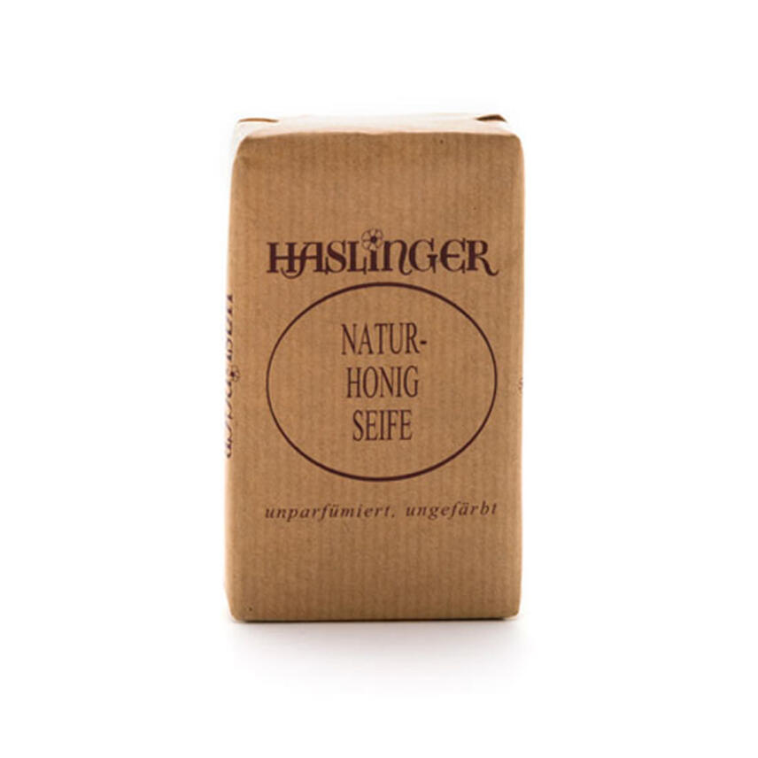 Haslinger Natur Honig Seife 150 g unparfumiert und ungefärbt