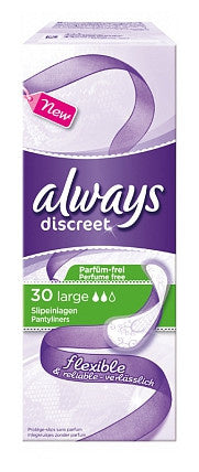 Always Slipeinlagen Discreet Large - 30 Stück