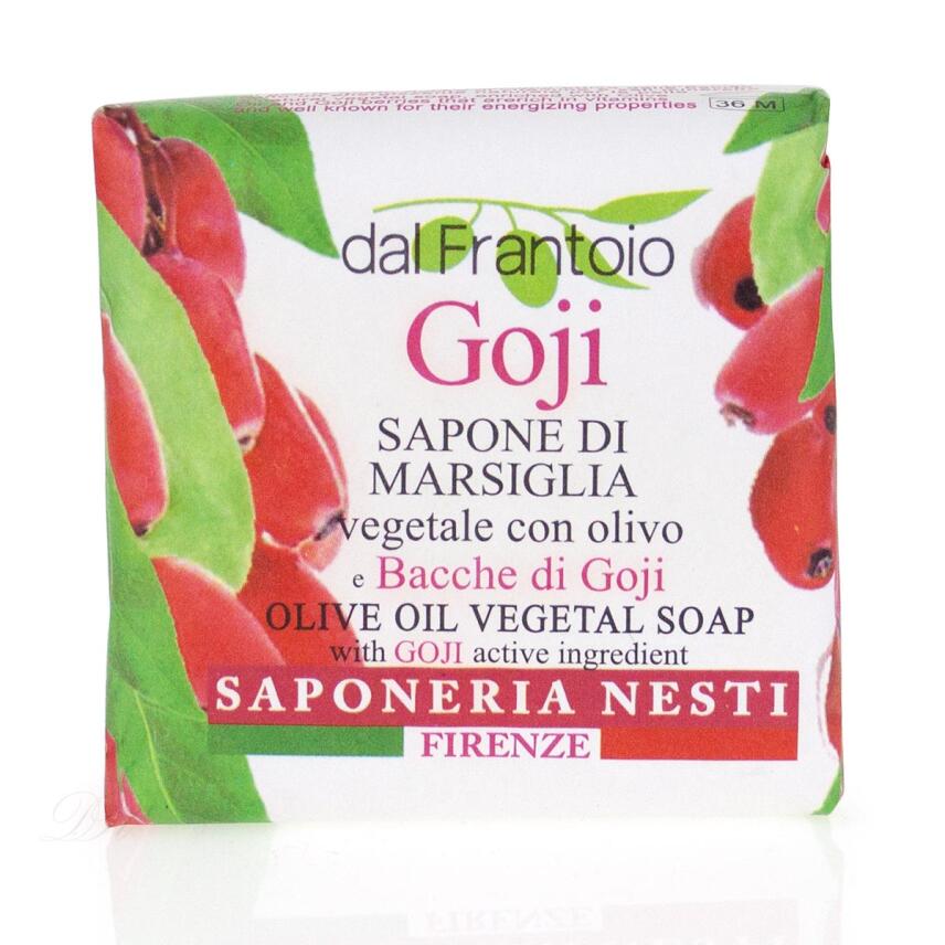 Saponeria Nesti dal Frantoio Natürliche Marsiglia Seife Goji & Olivenöl 100 g