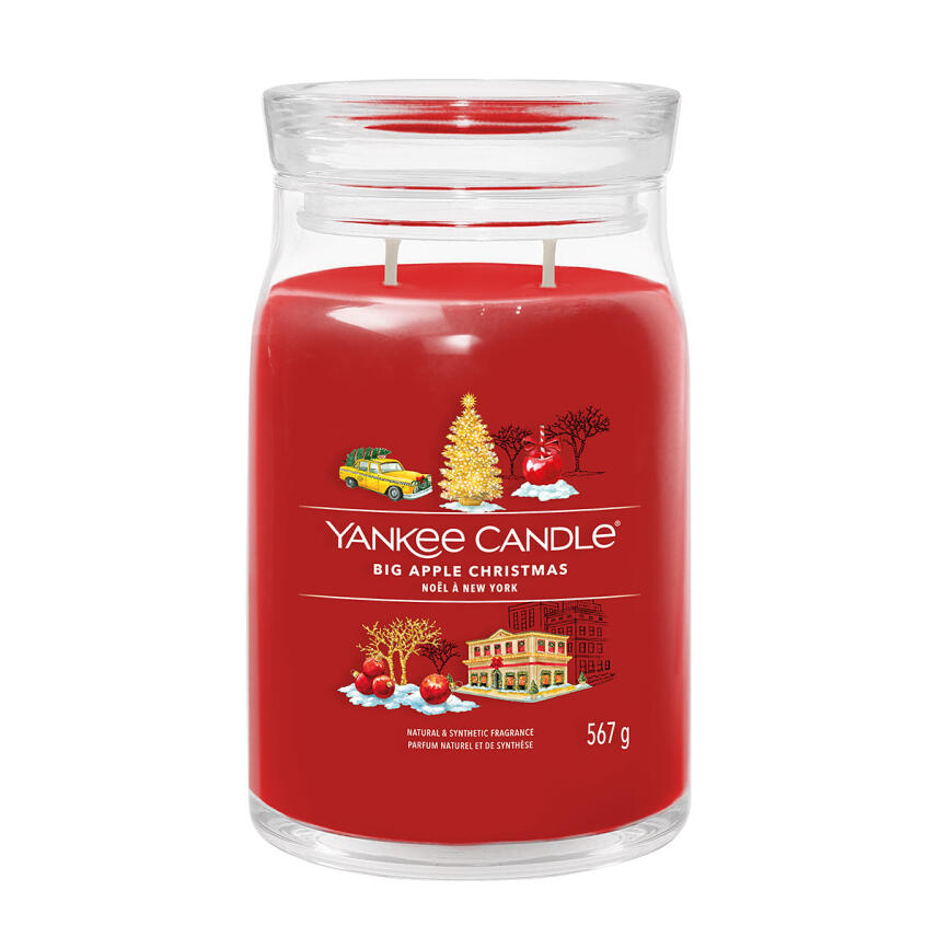 Yankee Candle Big Apple Christmas Signature Duftkerze Großes Glas 567 g